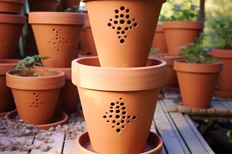 fabriquer un composteur cuisine balcon pots en terre cuite par étapes tuto