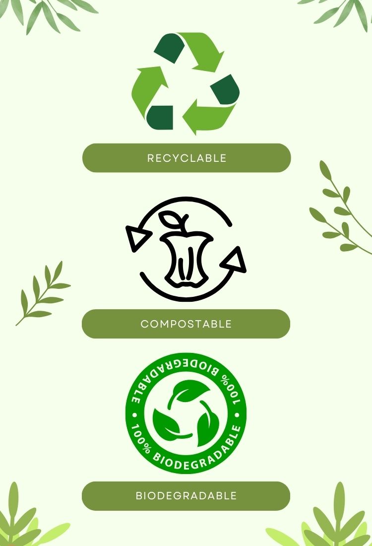 plastique recyclable biodegradable et compostable