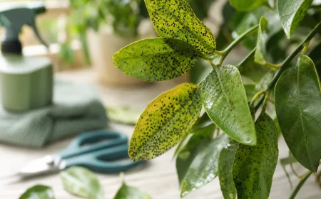 points noirs sur les feuilles du citronnier maladie cochenille fumagine traitement naturel 
