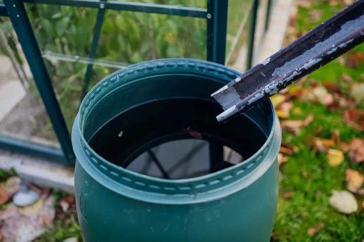récupérer eau de pluie sans récupérateur envie outils esprit bricoleur fabriquer récupérateur