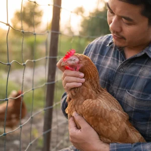 soigner les yeux d'une poule contaminations parasites poulet œil fermé gonflé symptômes