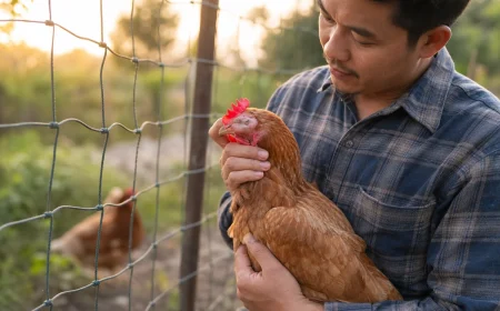 soigner les yeux d'une poule contaminations parasites poulet œil fermé gonflé symptômes