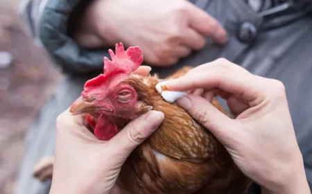 cicatriser rapidement la plaie d'une poule blesée