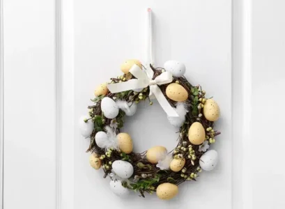 couronne de porte paques