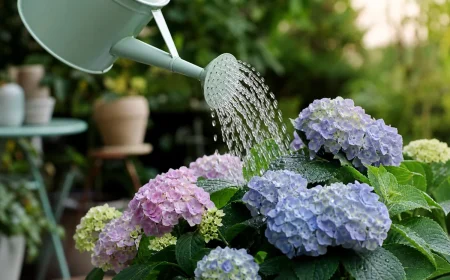 hortensia trop arrosé comment sauver malade new africa shutterstock