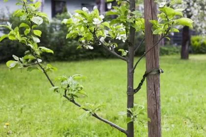 que signifie tuteurer un arbre fournir soutien protection supplémentaires effectuer manière correcte