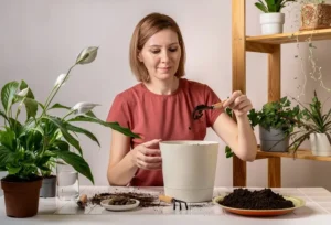 rempotage du spathiphyllum quand rempoter lys de la paix comment faire
