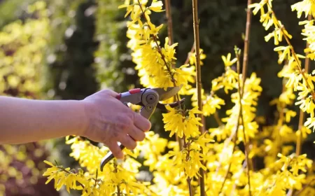 bouture de forsythia au printemps comment faire quand pleine terre eau encierro shutterstock