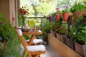 comment faire ombre sur son balcon plantes vertes pots jardnières