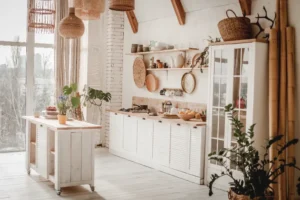 cuisine rustique moderne scandinave anglaise pierre bois