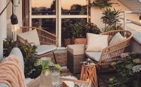 idées comment décorer le balcon au printemps été