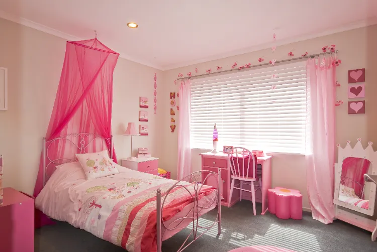 quelle couleur de mur pour une petite chambre rose poudré