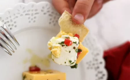 recette apéro dinatoire facile sans cuisson fromage mariné