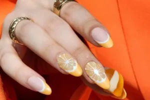 nail art tendance été 2024 agrumes 3d idées modèle cndpro.na instagram