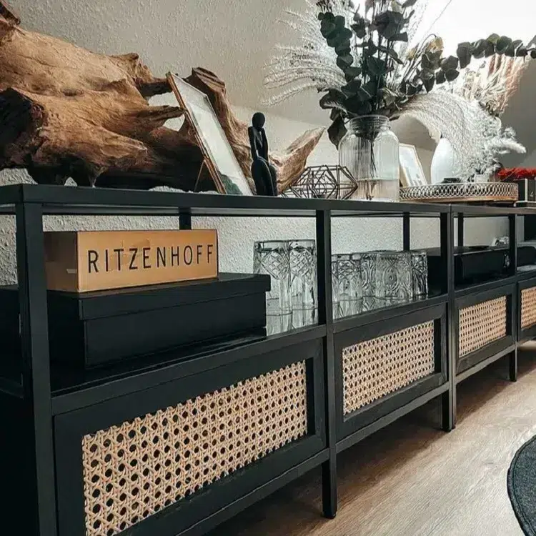 banc tv vittsjö rénové avec style astuce ikea