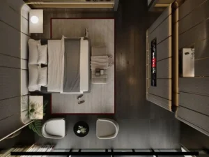 comment aménager une petite chambre carrée ado ou adulte 7m2
