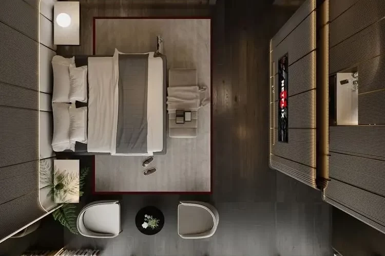 comment aménager une petite chambre carrée ado ou adulte 7m2
