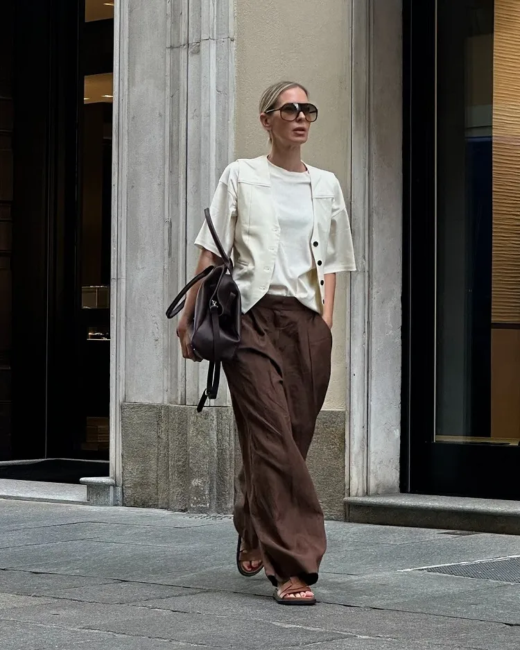 idée tenue femme 40 50 ans pour porter le lin avec style en été