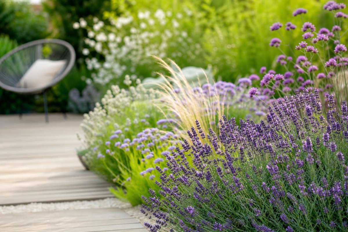 quelles plantes associer avec la lavande