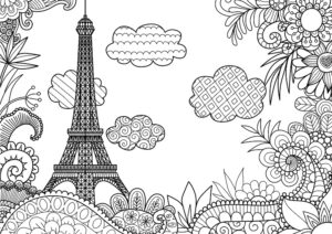 Coloriage Mandala pour la fête nationale
