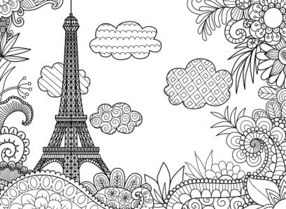 Coloriage Mandala pour la fête nationale