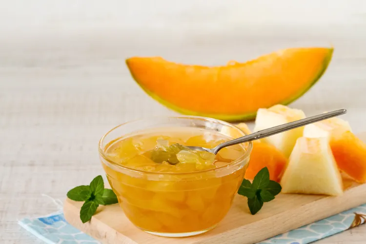 confiture ou compote avec des melons