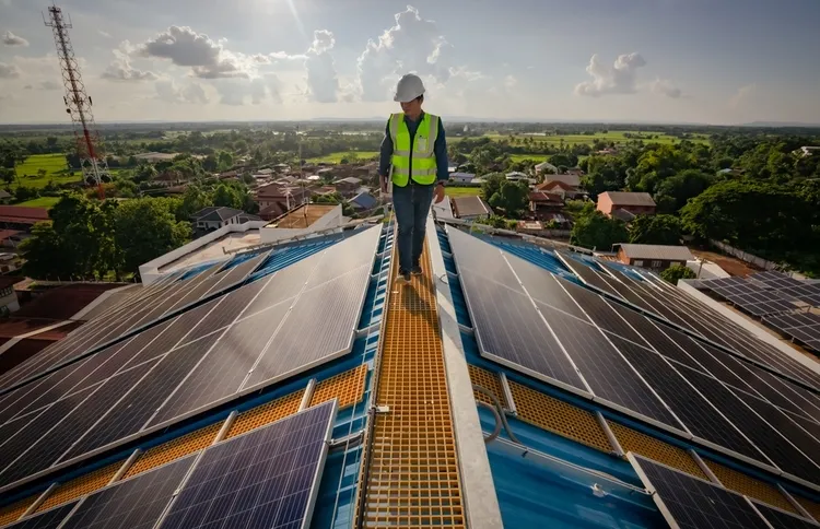 entretenir des équipements solaires