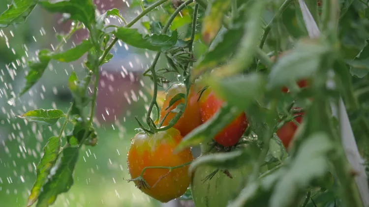 arrosage irrégulier des tomates