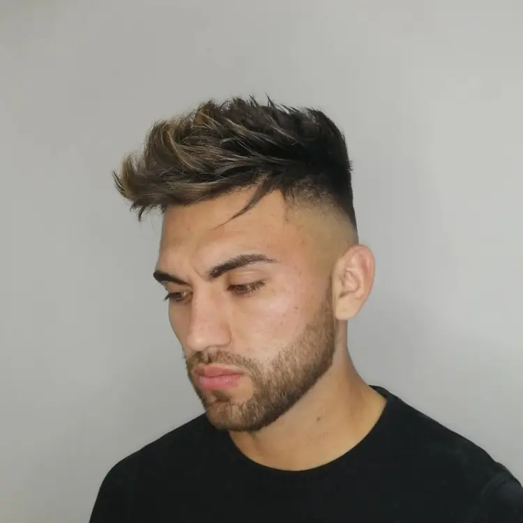 coupe high fade moderne pour homme 