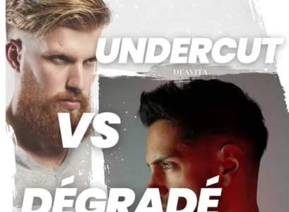 coupe undercut ou dégradé américain selon la forme du visage