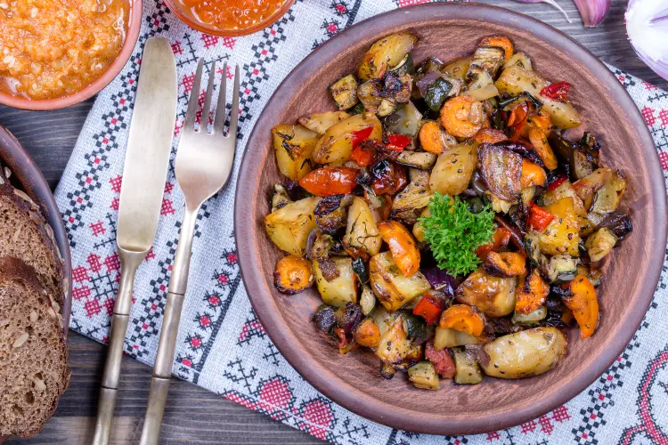 ratatouille aux pommes de terre à l'italienne 