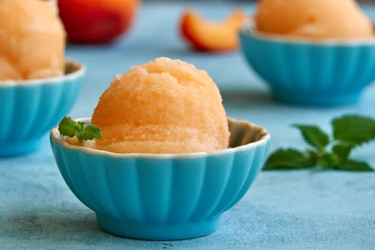 sorbet avec du melon