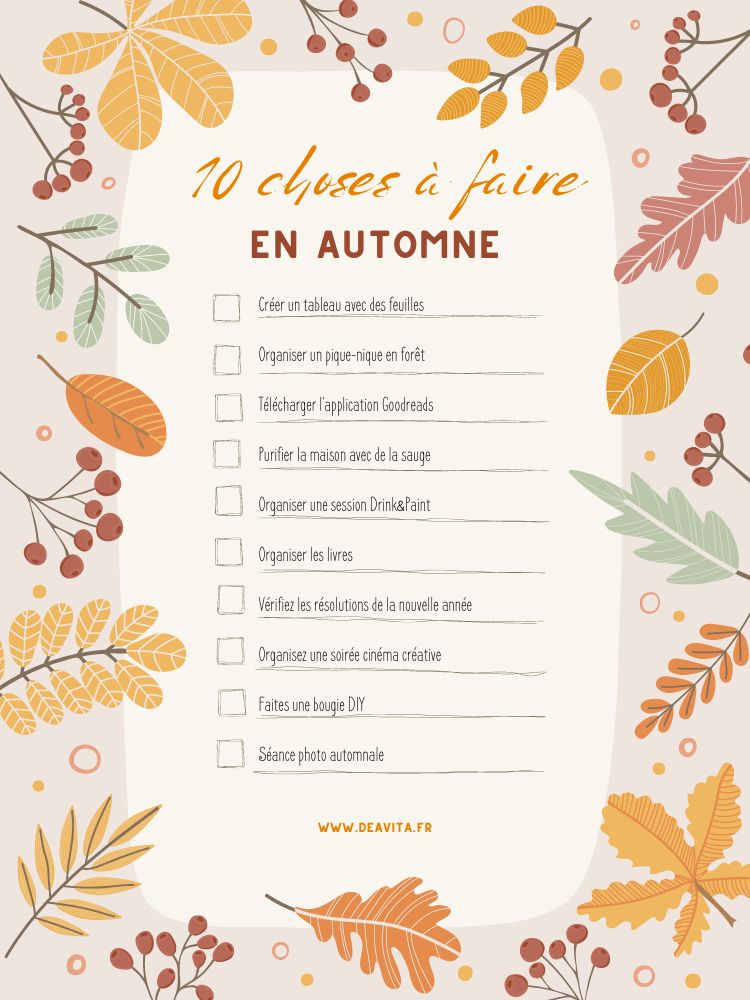 10 idées d'activités à faire en automne