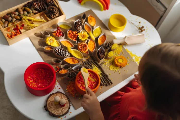 activités d’automne à faire avec les enfants de la maternelle avec des rouleaux vides de papier toilette