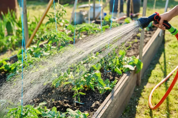 l'arrosage trop abondant pourrait être la cause des tomates fendillées