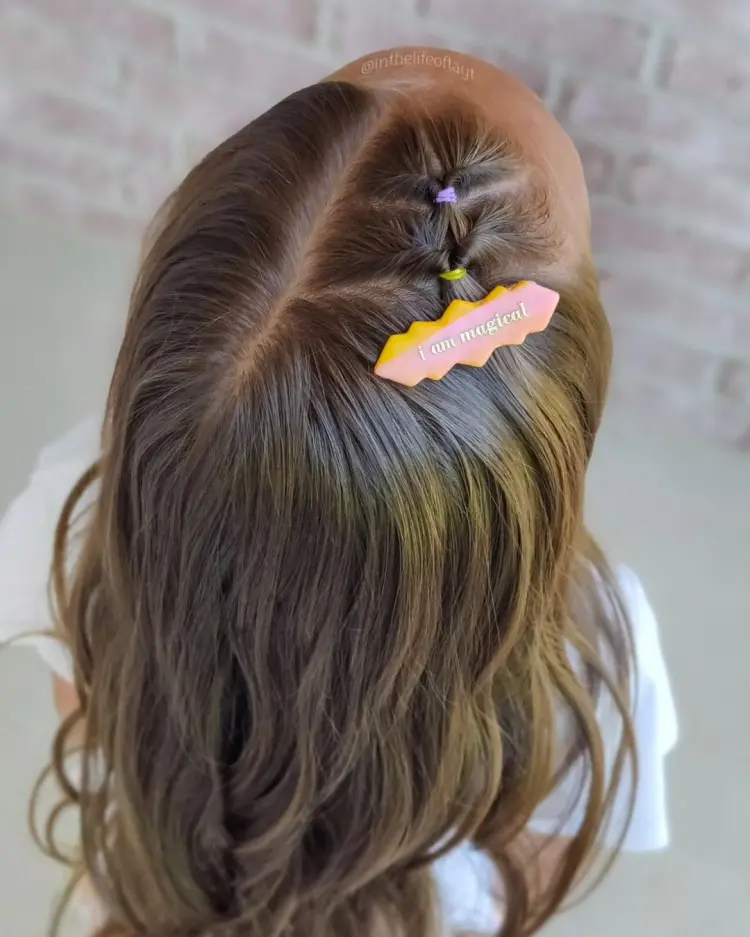 coiffure simple pour fille à l'école 