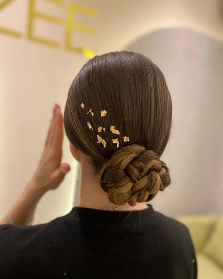 comment faire un chignon tressé pour un mariage 