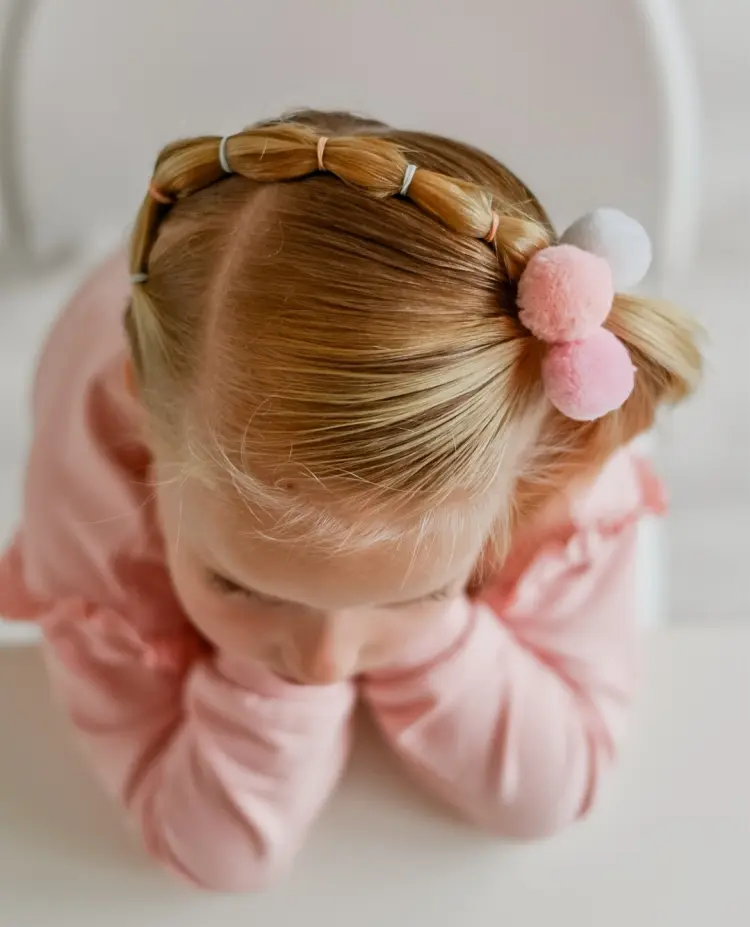 comment faire une bubble braid pour petite fille