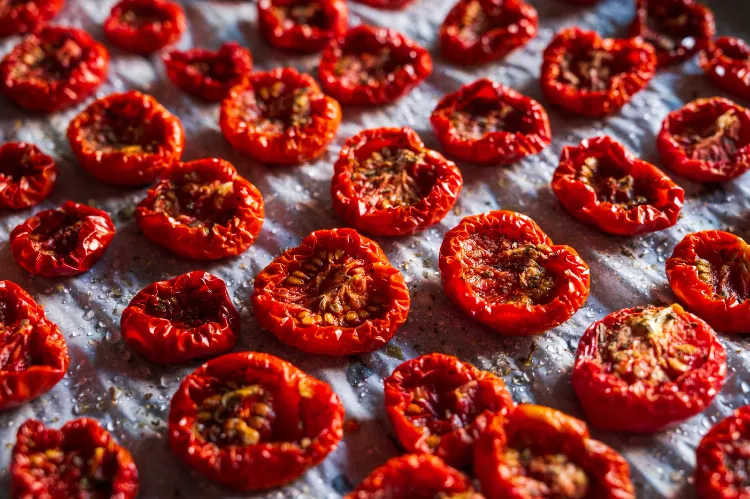 conservation des tomates séchées