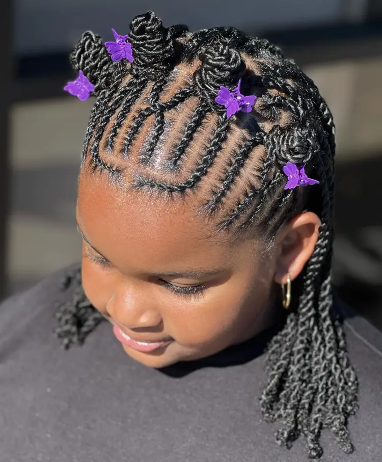 idée de coiffure petite fille pour l'école 