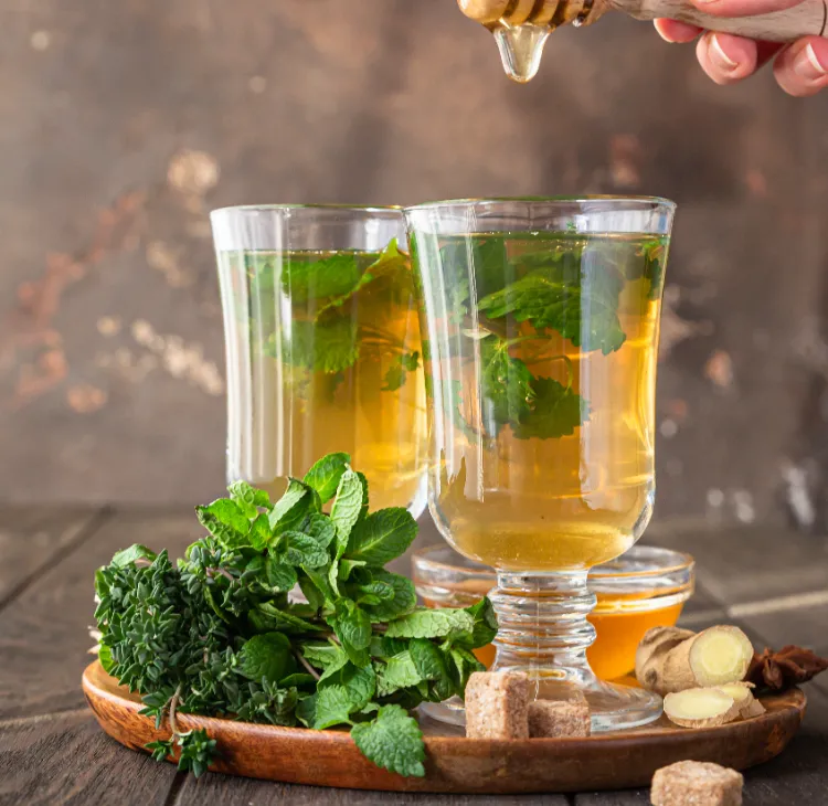 infusion gingembre et menthe poivrée 2024