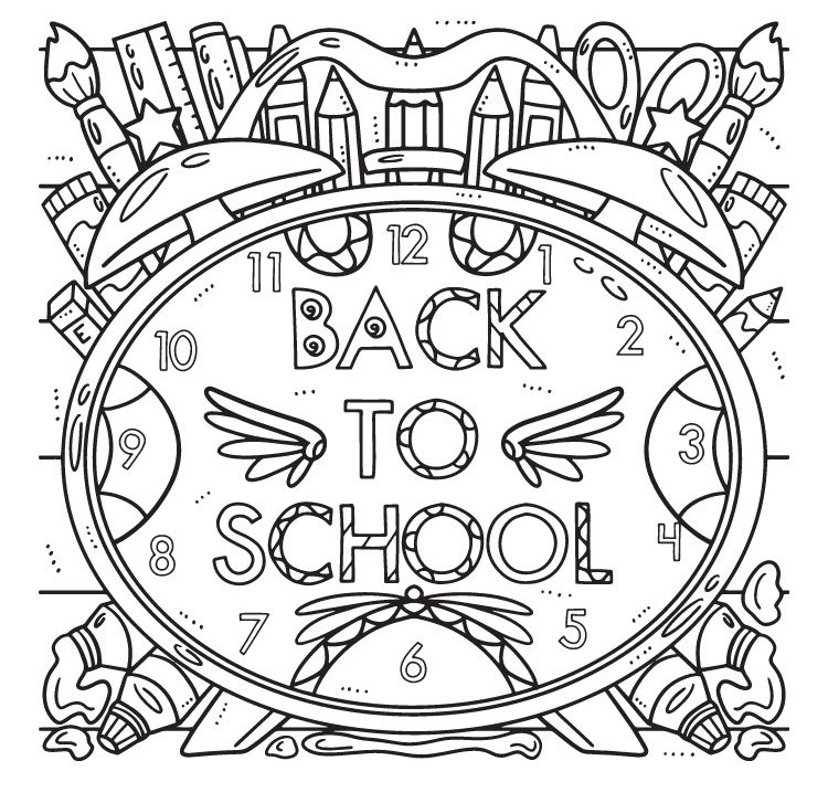 back to school coloriage