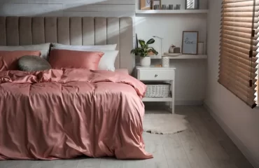 housse de couette en satin pour chambre tendance