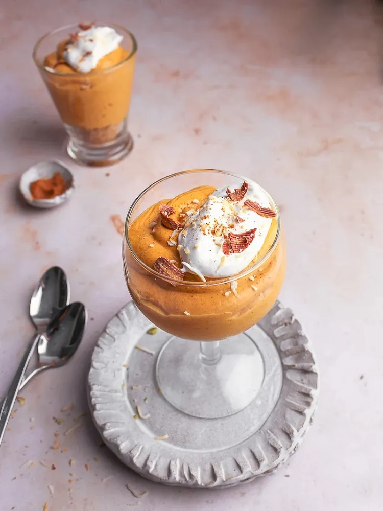 mousse à la citrouille et coco