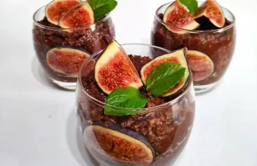 porridge au chocolat et aux figues