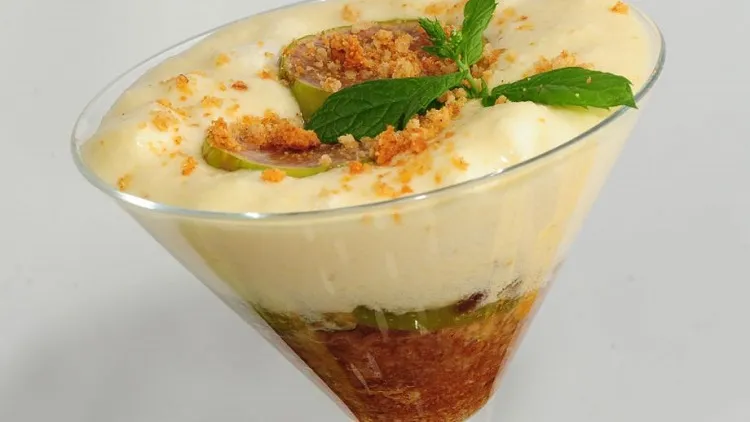 tiramisu aux figues en verre