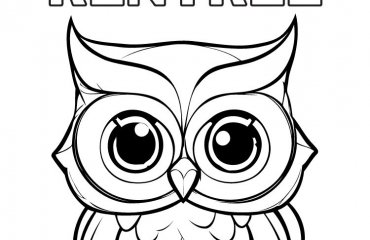 coloriage hibou pour les étudiants