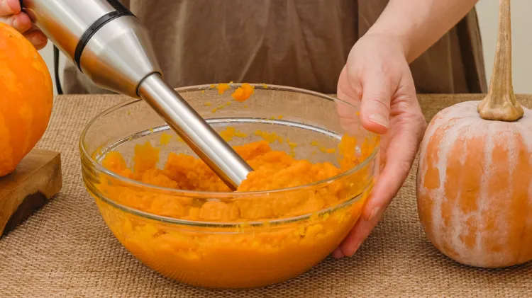 préparer de la purée de citrouille maison