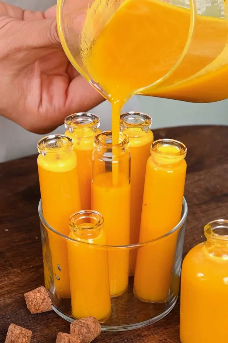 recette de shot énergétique maison au curcuma et au gingembre