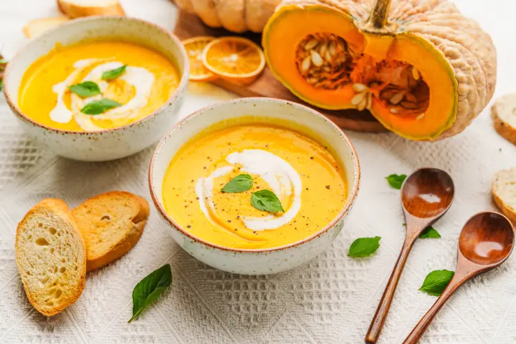 recettes de soupe automne pour enfants au potiron courge 